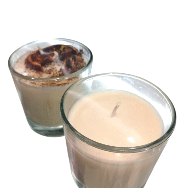 VELA EN VASO DE VIDRIO