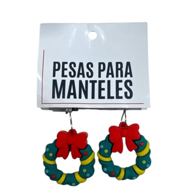 PESAS MANTEL NAVIDAD